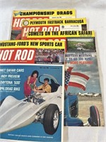 Vintage 1964b  Hot Rod Magazine lot of 4 magazines