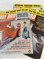 Vintage 1963c Hot Rod Magazine lot of 4 magazines