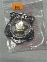 175th anniversary U.S. Capitol police badge