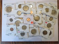 32 Coins from Different Countries
