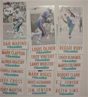 1992 GameDay Miami Dolphins football team set,