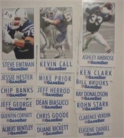 1992 GameDay Indianapolis Colts football team set,