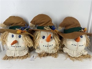 3- Scarecrow Puff Hanging Decorations