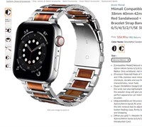Miimall Compatible with Apple Watch Band 42mm 44mm