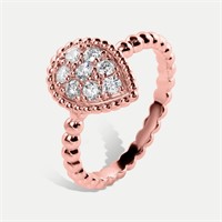 14K ROSE GOLD 1.00CT DIAMOND RING