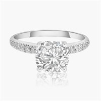 14K WHITE GOLD 3.00CT DIAMOND RING