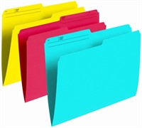 PACK OF 25 Pendaflex Colour File Folders