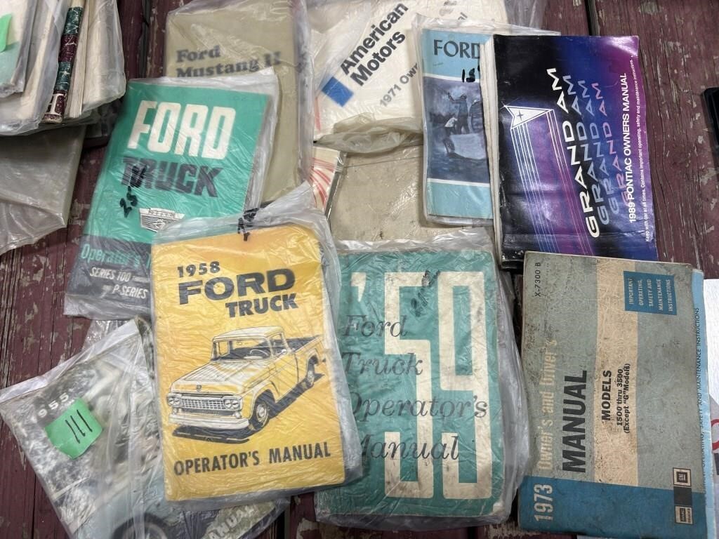 Vintage Truck / Car Manuals- 1958-1959