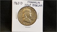 1963D Franklin Half Dollar