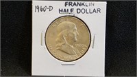 1960D Franklin Half Dollar