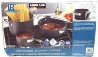 15 pc. Kirkland Hard-Anodized Aluminum Cookware
