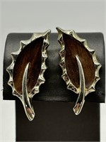 Vintage Sarah Cov. Wooden MCM Earrings
