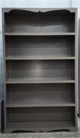 (AD) Antique Painted Wood Shelving Unit/Bookcase