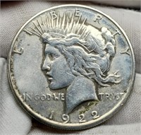 1922-S Peace Silver Dollar