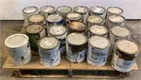 Assorted 1 Gal Buckets of Paint