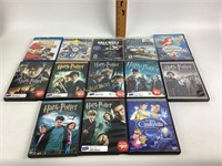 DVDs: Harry Potter, The Little Mermaid,