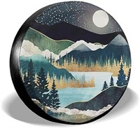 Mountains Nature Scenery Spare Tire Cover Star