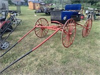 ANTIQUE HORSE DRAWN WAGON