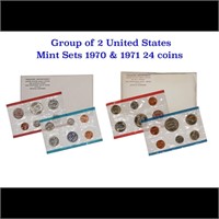 1970 & 1971 United States Mint Set in Original Gov