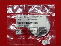 2019 Canada Silver $5 Maple Leaf - Littleton Comp