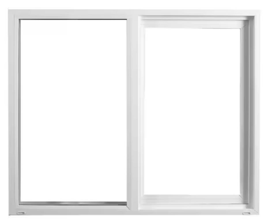 Ply Gem P1502BM Double Hung Vinyl Framed Window,