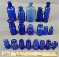 Collection of Blue Bottles