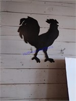 Masonite chicken decor - broken