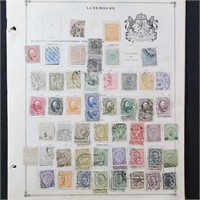 Luxembourg Stamps 1870s-1930s Used and Mint, lots