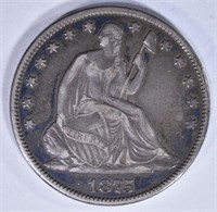 1875 SEATED HALF DOLLAR VF/XF