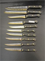 10 knives 9"-12"