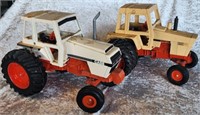 Two Ertl Case Die Cast Tractors