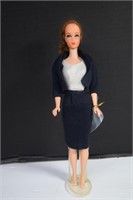 1969 Talking Barbie Head On Straight Body Doll,See