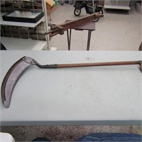 Primitive scythe.