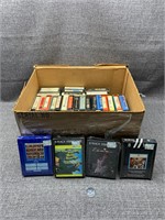 Collection of 8-Track Tapes
