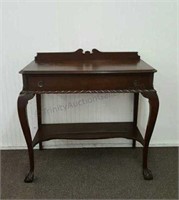 Vintage Chippendale Style Console / Entry Table