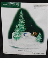 Dept 56 Ice & Snow Scene tested working condition