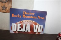 "DENVER ROCKY MOUNTAIN NEWS" DEJA VU POSTER