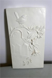 Plaster Wall Plaque 8 1/2"x15"