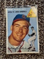 1954 Topps #142 Tom Poholsky Cardinals MLB