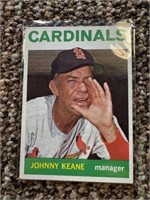 1964 Topps johnny Keane Cardinals MLB