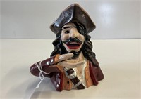 CAST IRON PIRATE MONEY BOX