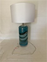 Lamp (acrylic turquoise swirl)