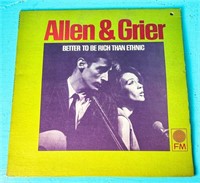 ALLEN & GRIER 60'S VINYL RECORD LP