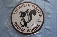 Retro Tin Sign: Lockheed Martin Skunk Works
