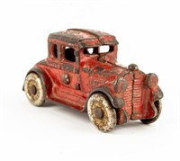 Vintage Arcade Cast Iron Coupe Toy