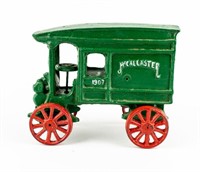 Cast Iron McCallaster 1907 Delivery Wagon Toy