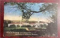 Antique University Of Berkley RPPC Postcard