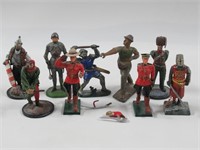 Vintage Lead Miniature Figure Lot of (9)