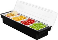 Ice Chilled Tray with 4 Compartment Pots