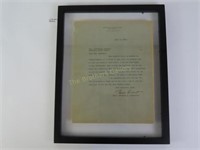 Two Signed Letters by Franklin & Eleanor Roosevelt